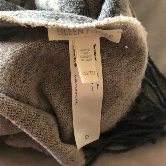 Eileen Fisher 100% Cotton Scarf - Picture 3 of 6